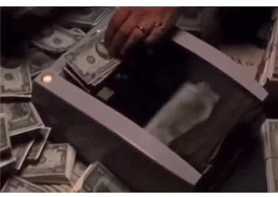 Laveck & Bray Wyatt counting their merchandise money from Uncle Howdy Mask after reading Twitter comments that Bray Wyatt is stale and boring. Fed Ded should of hired M'Mercedes with all that money!