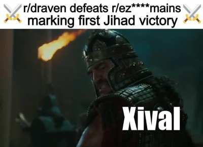 Holy Jihad⚔️ - Part 3 (FINALE): r/draven😎 emerges victorious🙌 against the Haram👎 r/ezrealmains🤢🤮