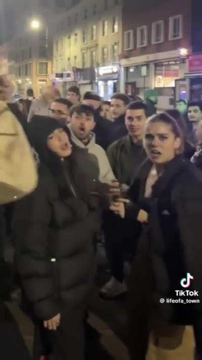 Main character goes into McDonald's and thinks its funny to scare everybody 