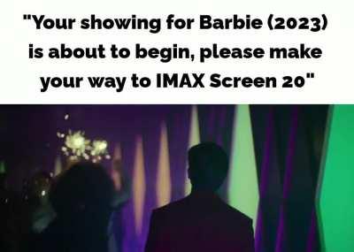 No Mr Nolan we can’t play Oppenheimer in imax, all the screens are booked