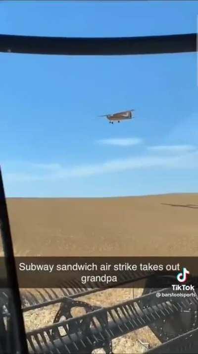 Burger plane test run?