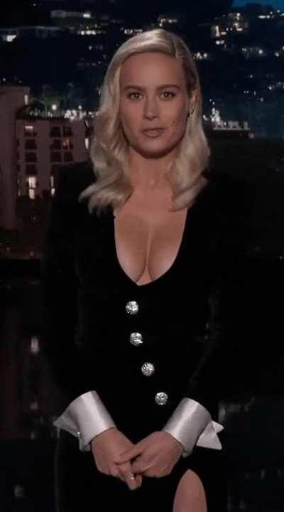 Brie Larson's tits in this dress have me jerking so fucking hard