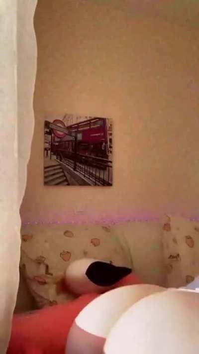 Adorable Reveal Before Spanking Her Ass