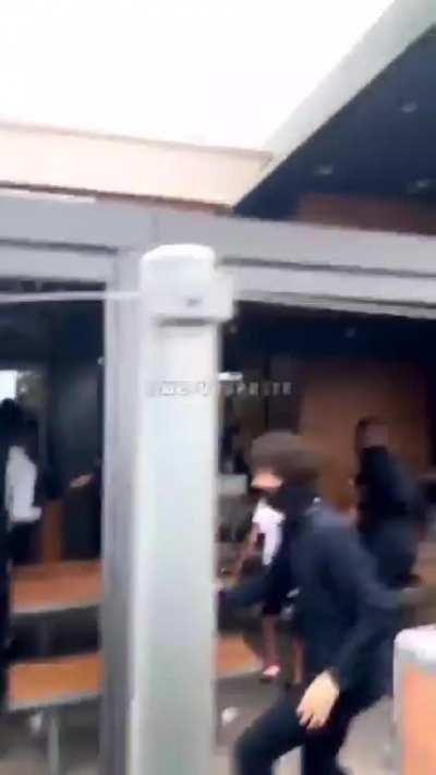 The American embassy in Paris was looted