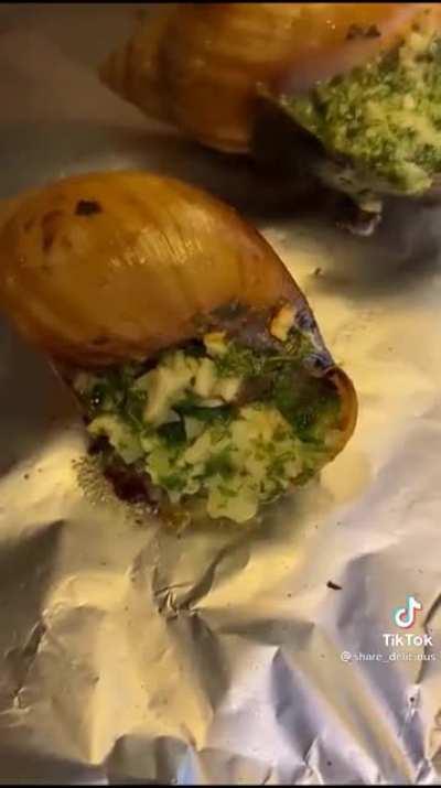 Delicious Escargot Ruined With American Cheese 🧀