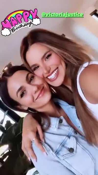 Birthday hugs from Maddie