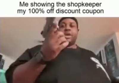 100% discount💀😎