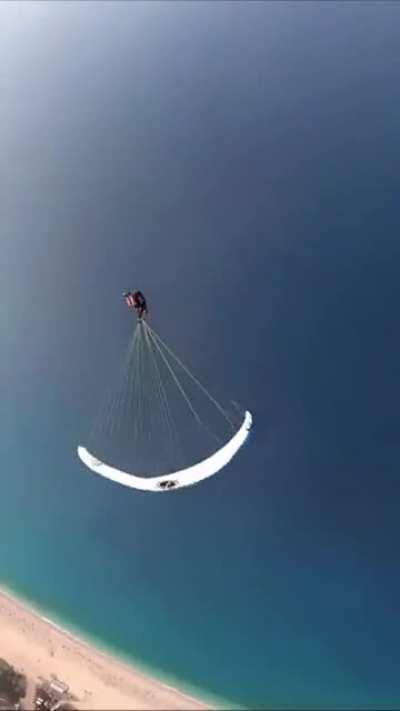 This is taking skydiving to whole other level.