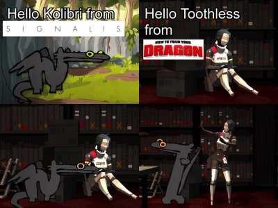 Kolibri found a friend