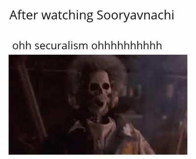 Securalism over load oh gaya that Meri system. Pura rest karna pada