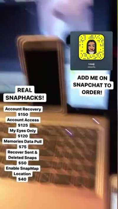 add @naequality on Snap for Snapchat, Instagram , & Facebook Hacks! Telegram Group Link + Proof In The Telegram Below!