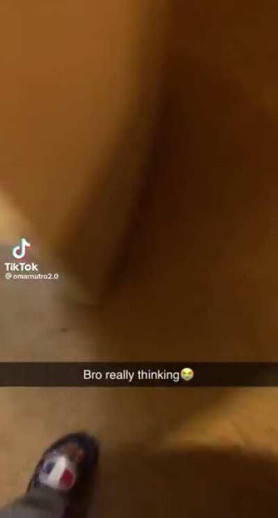 Bro really thinking 😭