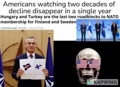 It's like they're trying to make the US look good or something