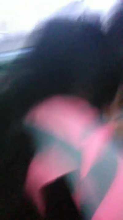 Wild car sex with cheating ex while her BF is at work! 