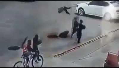 Firecracker into the sewer