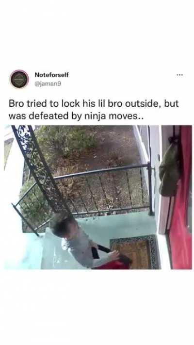 Little Bro the Ninja, Ability- Quick thinking, Anti-trap master
