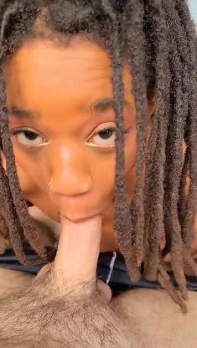 Would you paint my face with your dick if I can make you cum with my lips?