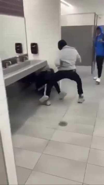 Bathroom fight