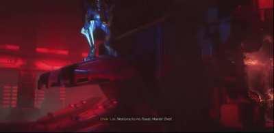 Welcome to my tower, Master Chief. It is-