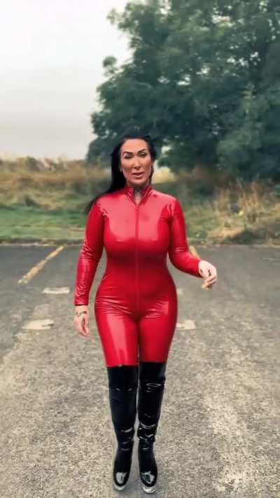 Sofia... PVC & boots 