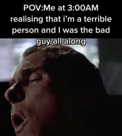 Maybe it's been me all along...