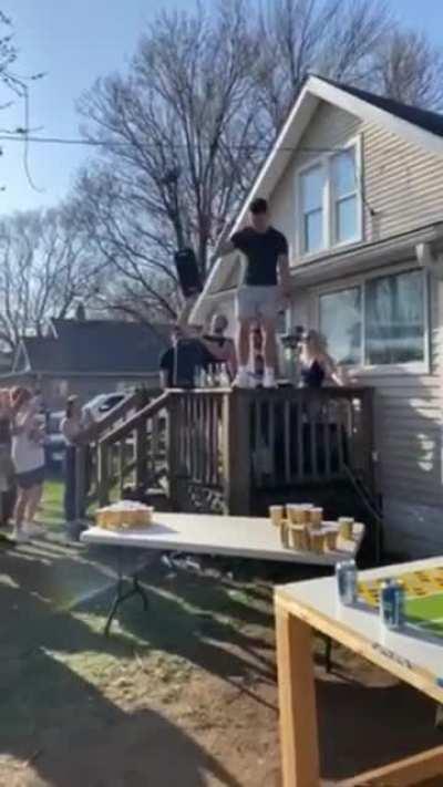 When you party too much