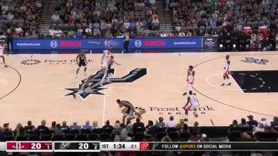 [Highlight] Victor Wembanyama keeps it inbounds