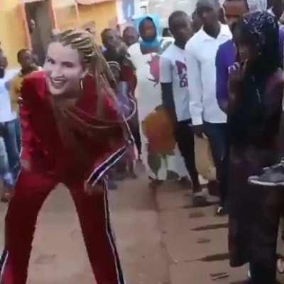 “Let me show these Africans how it’s done”