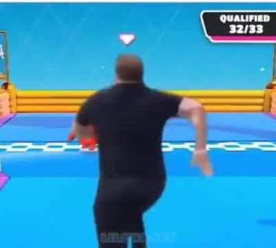 the Alex Jones bit Woolie referenced in his Fall Guys stream