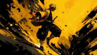 Zenitsu [Kimetsu No Yaiba] (3840x2160)