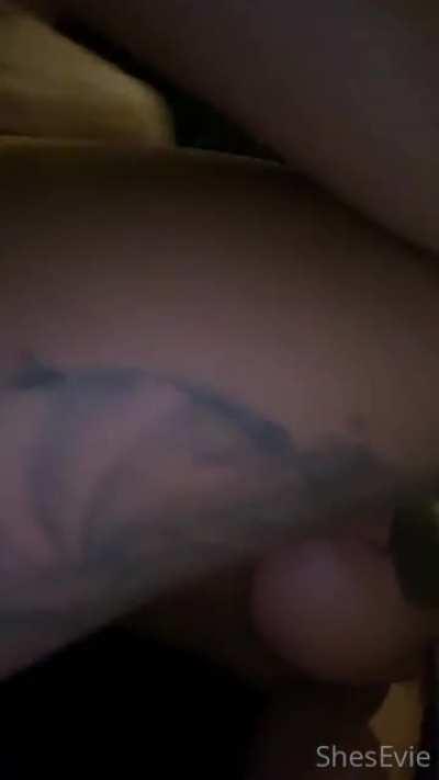 Showing Off Her Titties and Fat Pussy