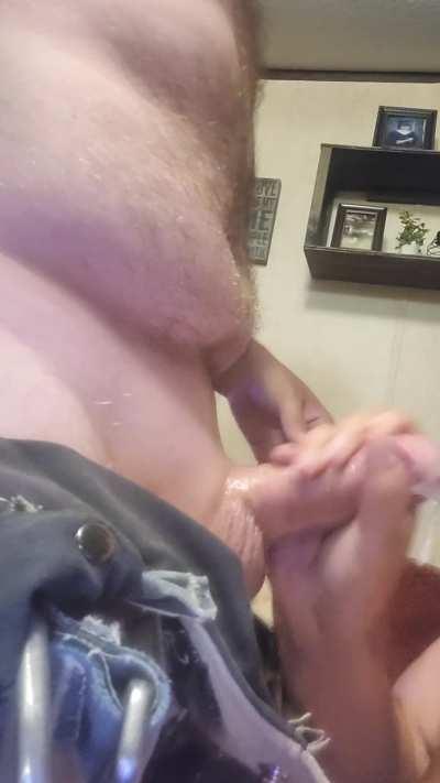 I love when he let's me Suck his cock in his uniform.