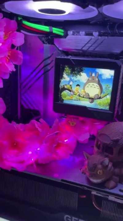 Totoro themed pc I was commissioned to make
