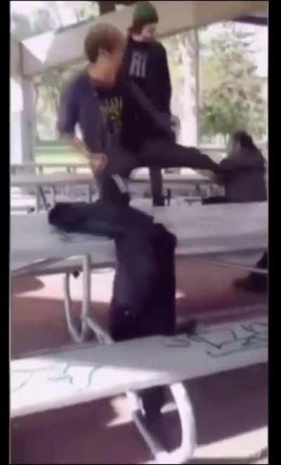 Taekwondo fighter drops bully