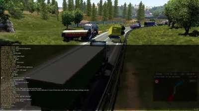 [Euro Truck Simulator 2] Two objects cannot occupy the sam... Huh, nevermind...