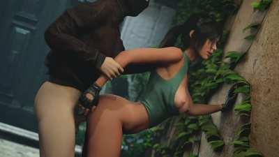 Lara Croft fucked from behind (Wackation)