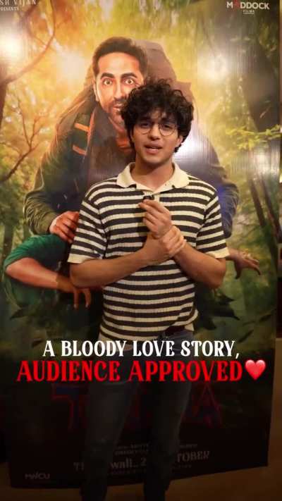 Thamma movie is rocking on the big screen , here's the review for the movie.