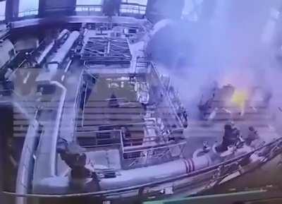 Explosion at the thermal power plant in Perm, Russia. November 2022