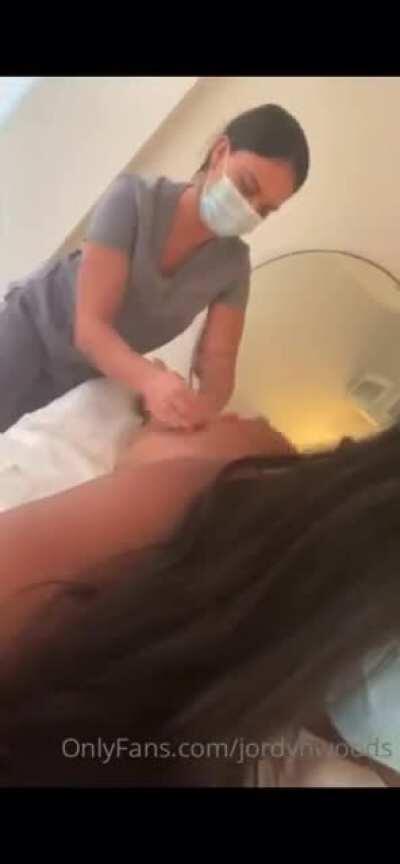 Jordyn Woods OF massage