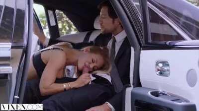 Nicole Aniston blowjob in car