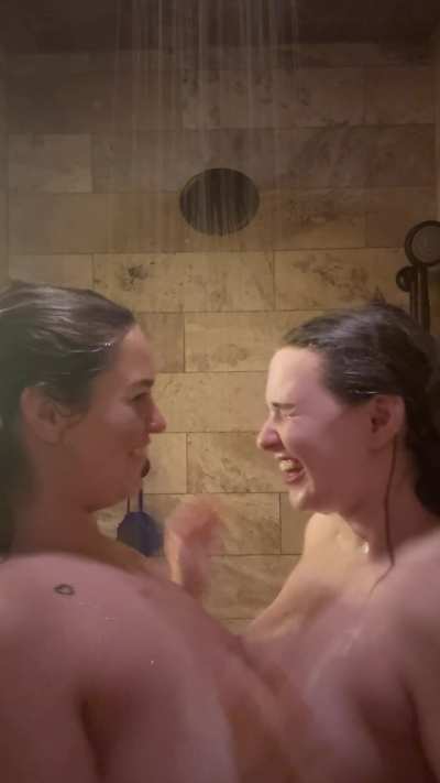 Are you getting in the shower with us? We don’t bite ;) 