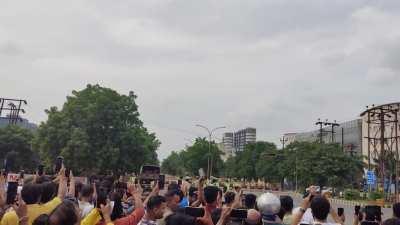 SuperTech's Twin Tower Demolished in NOIDA, India, First Hand footage. No one was allowed inside the blast area (500 m). 28th August 2022 2:30 PM (2:33 PM) Demolition Time