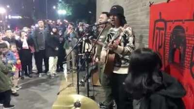 Some random Chinese street performance