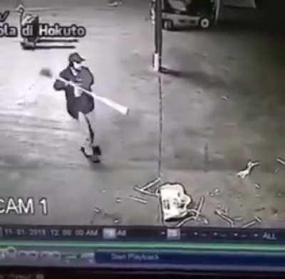 When you realize you're alone at home