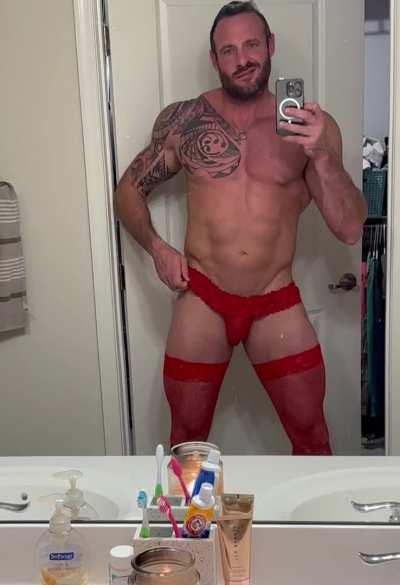 Where’s my muscle jock lingerie fellas at? 