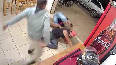 My man went berserk.