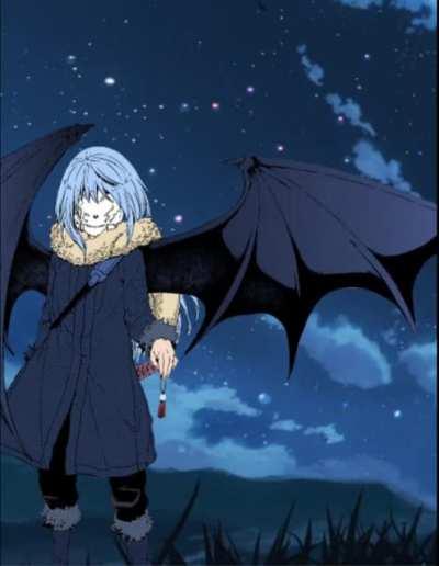 Just finished animating my last coloring of rimuru!