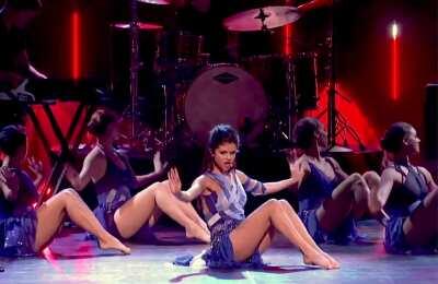 Leggy and barefoot too