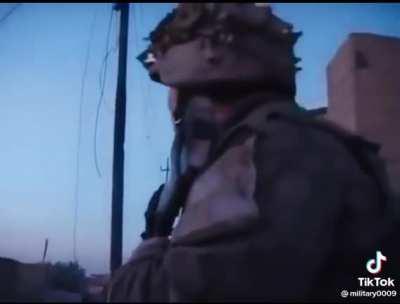 A conversation in Iraq while having explosions all around