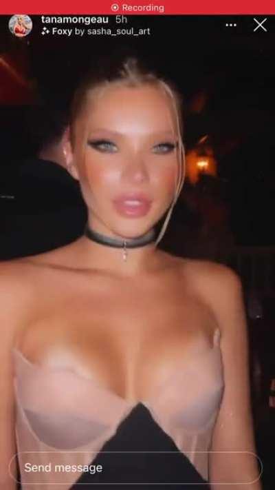 she is BEAUTIFUL! (tiny nip slip at the end)